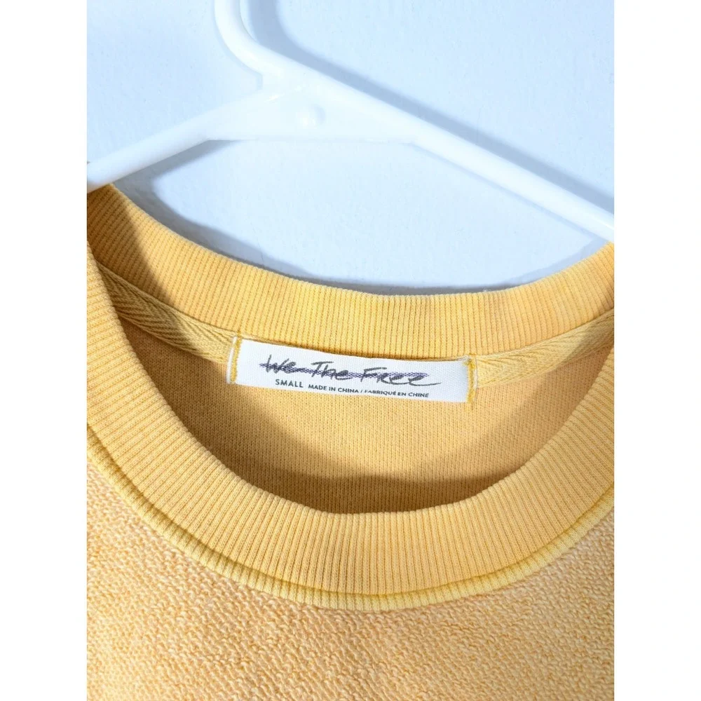 We‎ the Free People Yellow Small Oversized Tank